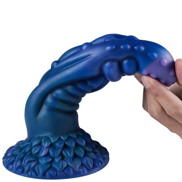 Belden Bağlamalı 21,6 cm Gerçekçi Kalın Dildo Penis - Monster47