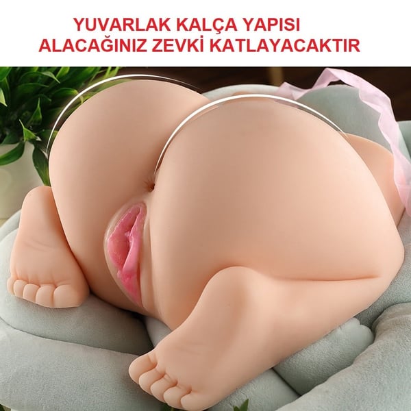 Realistik Vajinal & Anal Masturbatör - Maid