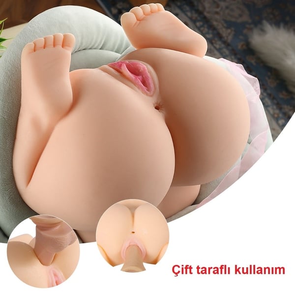 Realistik Vajinal & Anal Masturbatör - Maid