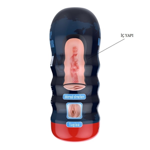 Pretty Love 18 cm Gerçekçi Doku Realistik Suni Vajina Mastürbatör