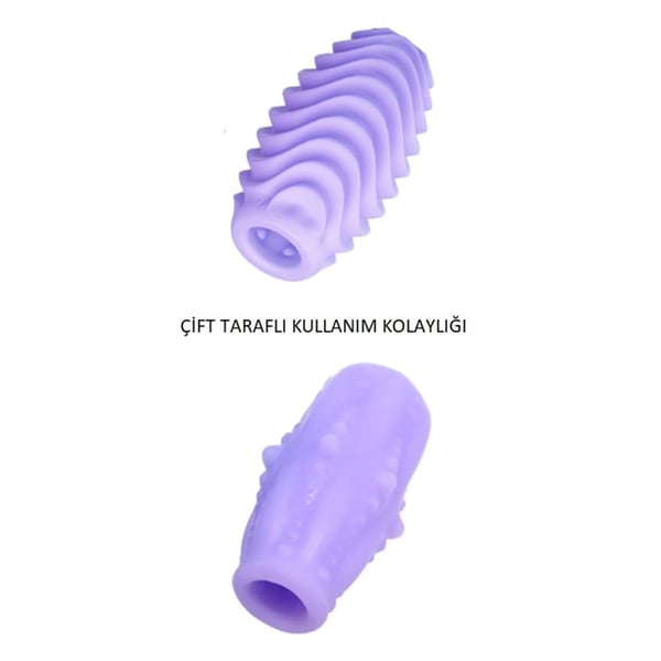 Gerçekçi Doku Realistik Penis Kılıfı & Suni Vajina Mastürbatör- Romantic