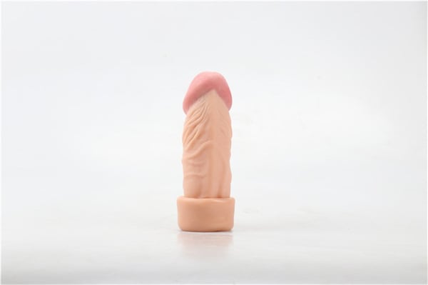3,5 cm Dolgulu Realistik Penis Kılıfı