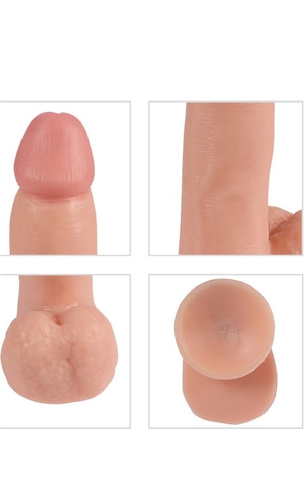 19,5 cm Gerçekçi Titreşimli Dildo Vibratör Penis - Phantom