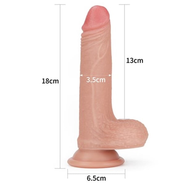 18 cm Yeni Nesil Teknolojik Penis Realistik Dildo