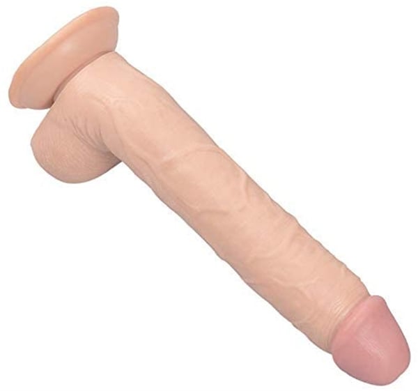 22 cm Vantuzlu Realistik Penis Anal Vajinal Dildo