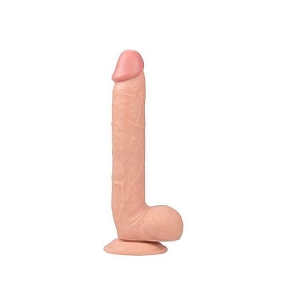 22 cm Vantuzlu Realistik Penis Anal Vajinal Dildo