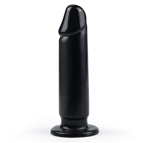 23 Cm Siyah Yumuşak Kalın Anal Dildo