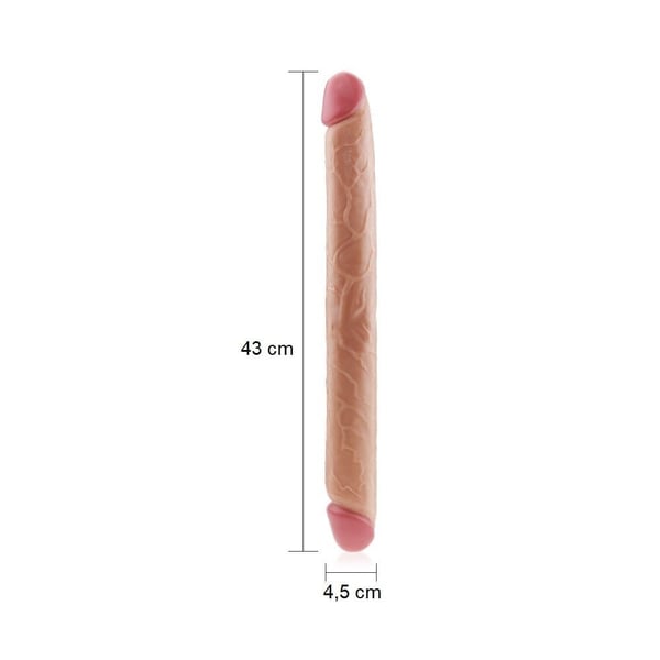 43 Cm Lovetoy Lady Çift Taraflı Realistik Anal Vajinal Penis