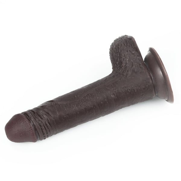 Yeni Nesil Çift Katmanlı 17,5 cm Realistik Dildo Penis