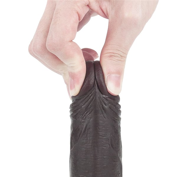 Yeni Nesil Çift Katmanlı 17,5 cm Realistik Dildo Penis