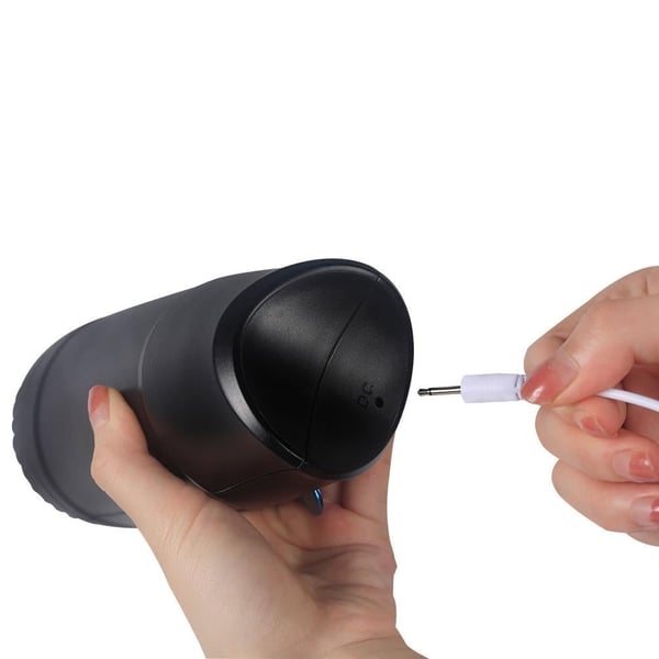 USB'den Şarjlı Emme ve Güçlü 12 Titreşim Fonksiyonlu Realistik Masturbatör - Renee