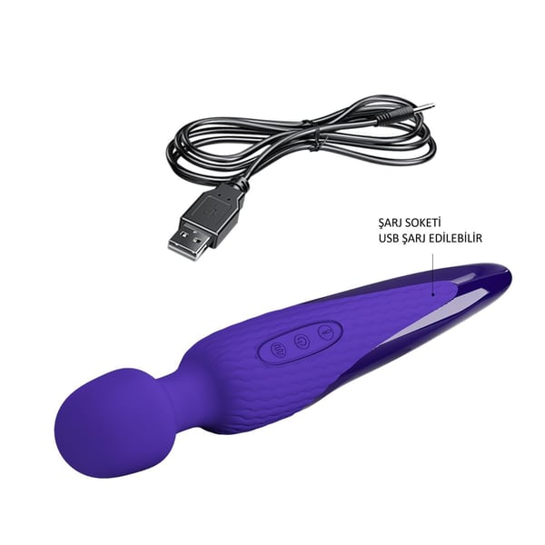 USB Şarjlı 7 Titreşim Fonksiyonlu Isıtmalı Teknolojik Vibratör