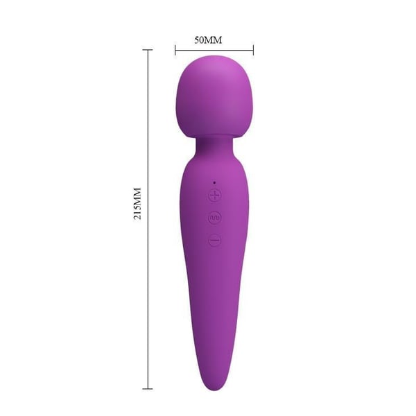 USB Şarjlı 7 Titreşimli Masaj Vibratörü Bayan Klitoris Uyarıcı Vibratör - Meredith