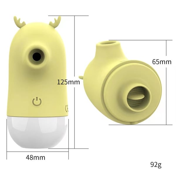 USB Şarjlı 5 Emme ve Dil Uyarım Fonksiyonlu Teknolojik Vibratör