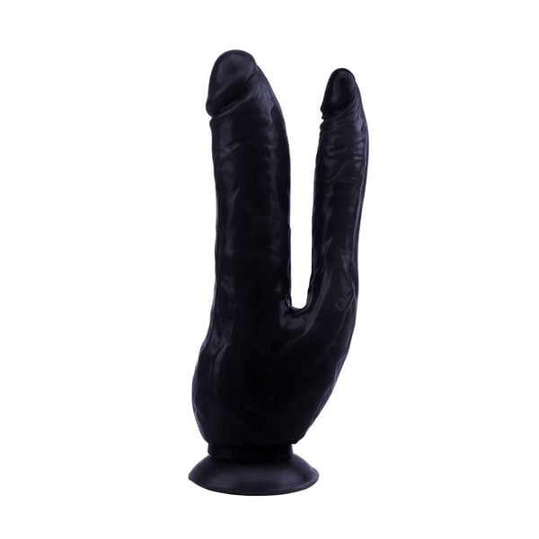 Rubicon 19,5cm Gerçekçi Zenci Çatal Dildo