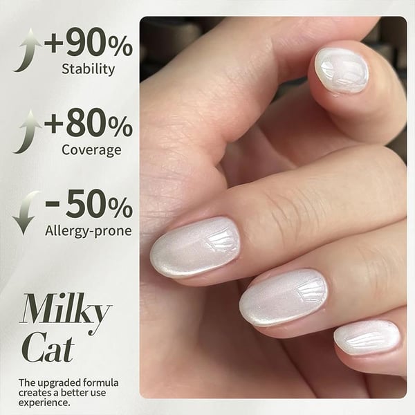 BORN PRETTY 10ml Crystal Cat Magnetic Gel Milky Cat MY42 (60946)
