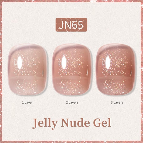 BORN PRETTY 10ml Jelly Nude Seri Kalıcı Oje JN65 (57851-15)