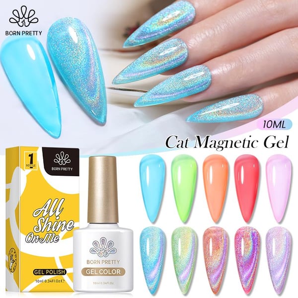 BORN PRETTY 10ml Laser Holo Cat Magnetic Gel 56383