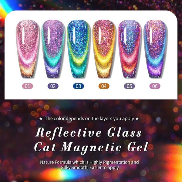 BORN PRETTY 10ml Reflective Kedi gözü jel Renk:01 (57332)