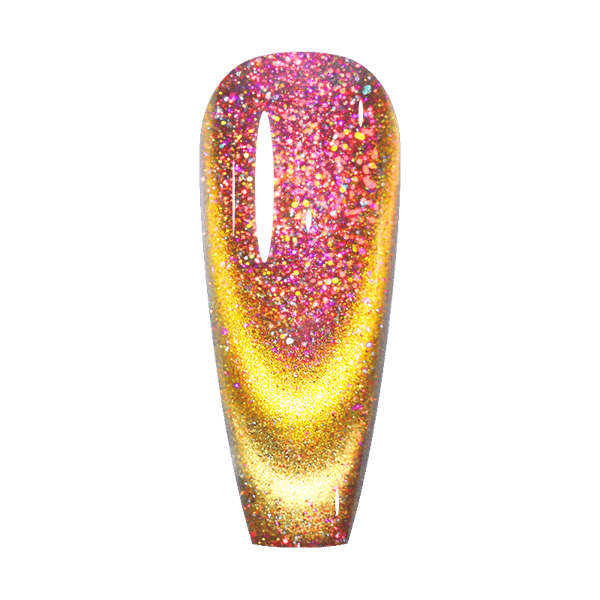 BORN PRETTY 15ml Hema Free Rainbow Reflective Kedi Gözü Kalıcı oje T004 (58695)