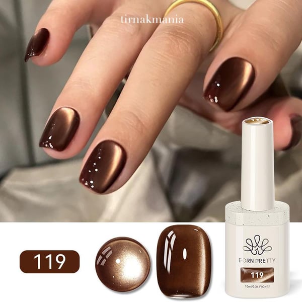 BORN PRETTY PRO TERRA 10ml Hema - Tpo Free Colorful Kedi Gözü kalıcı oje 119 (62660)
