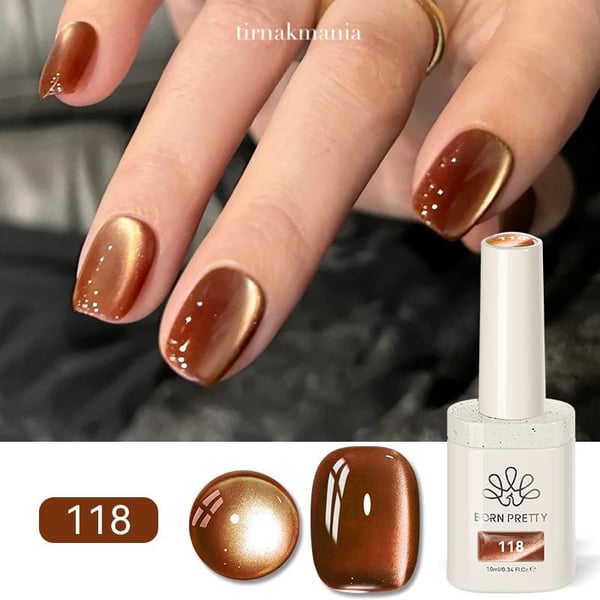 BORN PRETTY PRO TERRA 10ml Hema - Tpo Free Colorful Kedi Gözü kalıcı oje 118 (62660)
