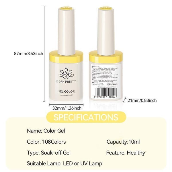 BORN PRETTY PRO TERRA 10ml Hema Tpo Free Kalıcı Oje (62072)