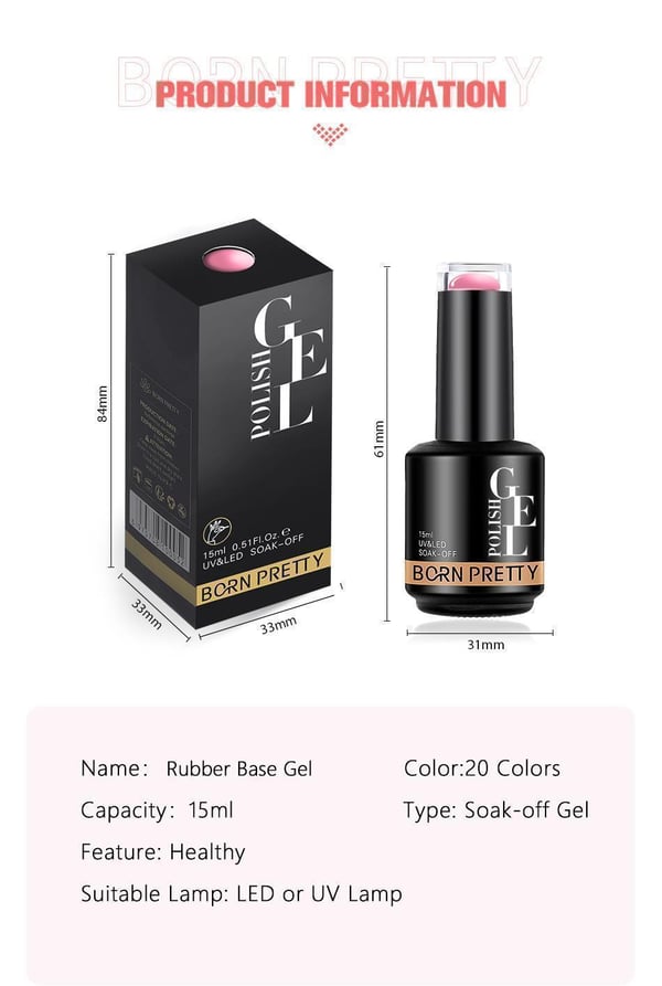 Born Pretty Rubber Base Jel 01 (56595)