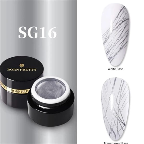 Born Pretty Spider Gel (silver) 46740-16