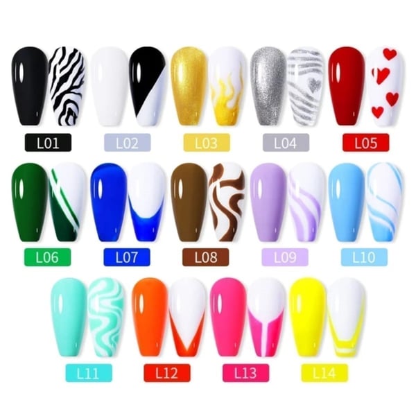 Lily Cute Nail art çizim ojesi (UV gel)