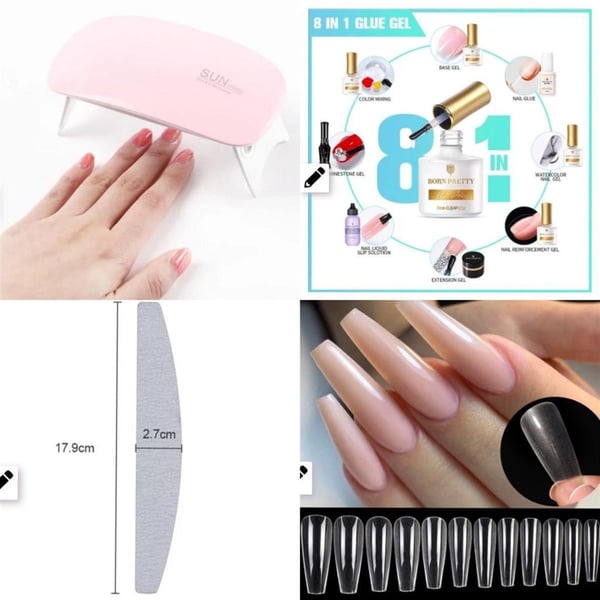 Mini tips tırnak seti (4 parça)