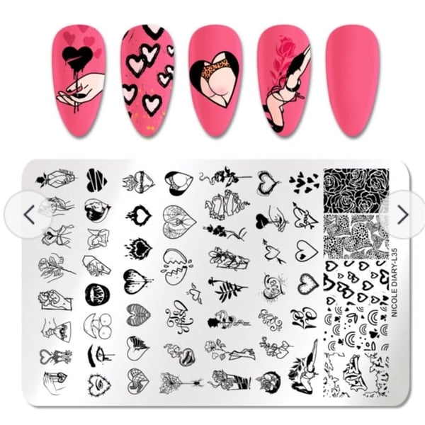 Nicole Diary metal stampa tabakası L35 (51039)