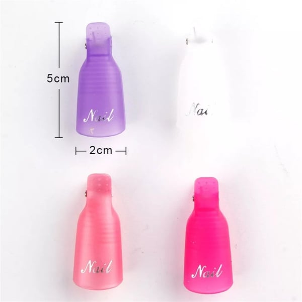 Oje çıkartıcı klips Mor 31845-6