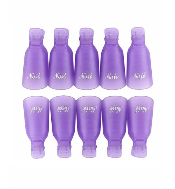 Oje çıkartıcı klips Mor 31845-6