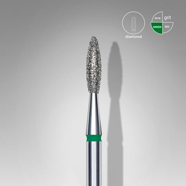 Staleks Diamond Expert seri freze ucu Flame Green FA10G021/8