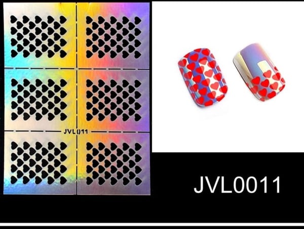 Tırnak Şablon JVL011