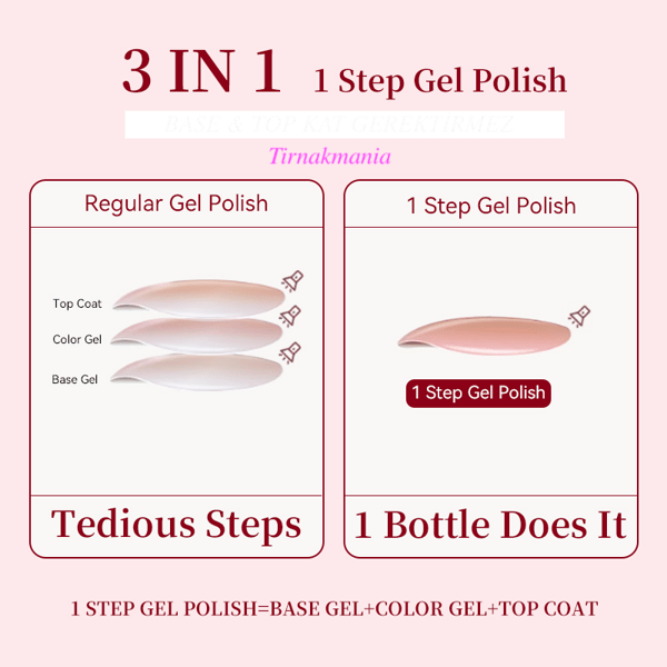 URSUGAR 12 ml 3in1 Kalıcı Oje UR-S01 (60018)
