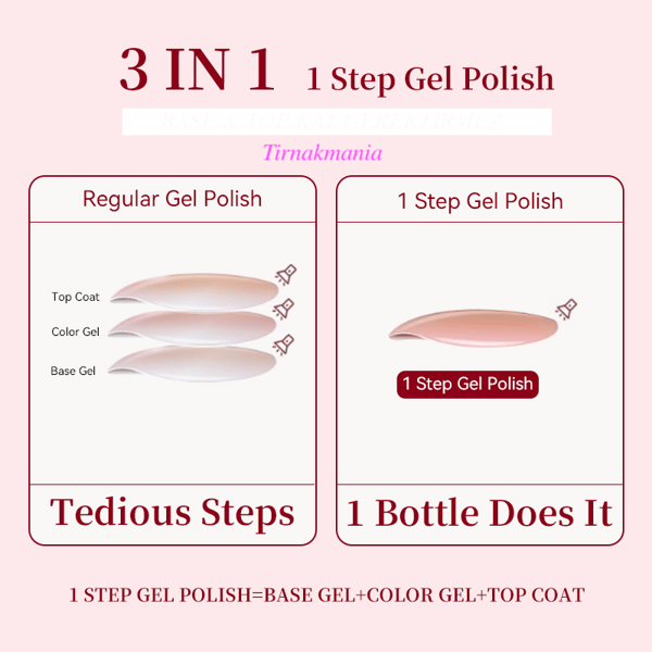 URSUGAR 12 ml 3in1 Kalıcı Oje UR-S01 (60018)