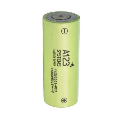 A123 Systems ANR26650 3.2V 2500mAh LiFePO4 Pil