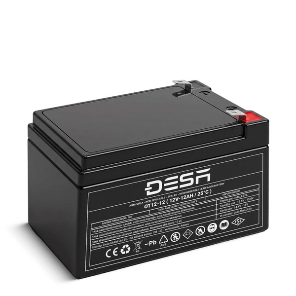 DESA DS12-12 12V 12Ah Bakımsız Kuru Akü