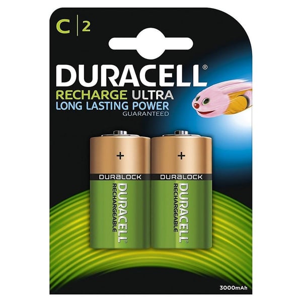 Duracell 3000mAh Şarj Edilebilir Orta Boy Pil 2'li Paket