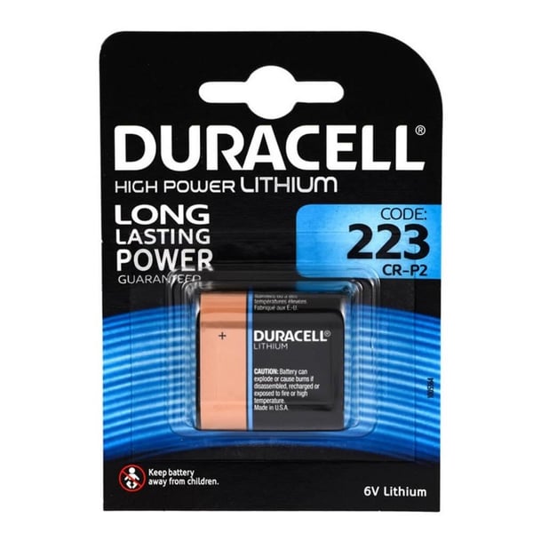 Duracell CR-P2 6V Lithium Tekli Paket Pil