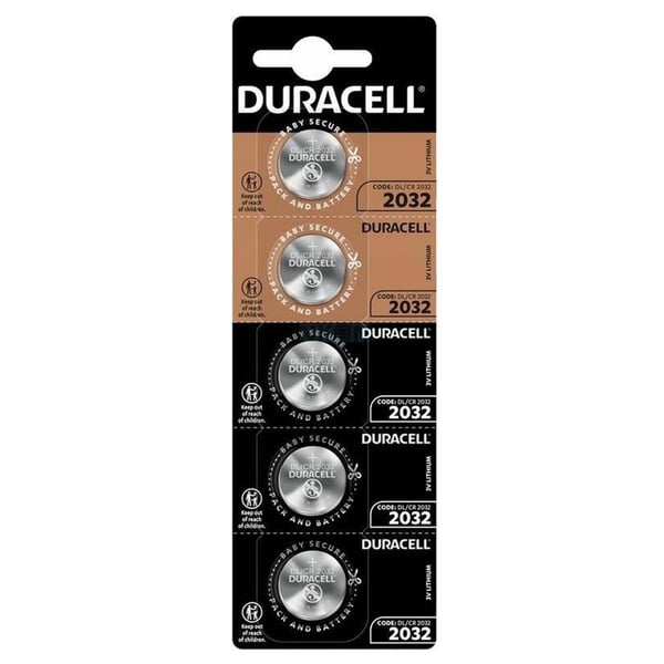 Duracell CR2032 3V Lithium 5'li Paket Pil