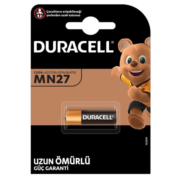 Duracell MN27 12V Alkalin Tekli Paket Pil