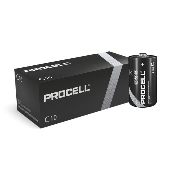Duracell Procell C Orta Boy Alkalin Pil 10'lu Paket