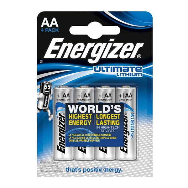 Energizer AA Lithium 4'lü Paket Pil - E91 Ultimate 