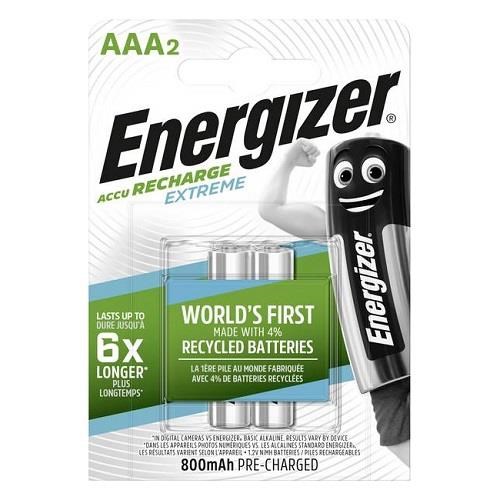 Energizer AAA 1.2V Ni-MH 2'li Paket Pil - Extreme 