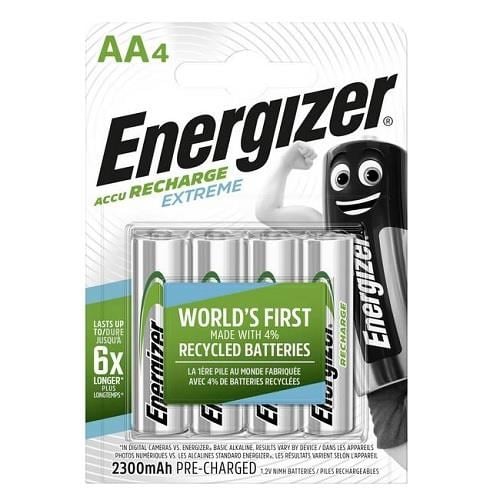 Energizer Extreme AA 2300mAh Şarj Edilebilir Kalem Pil 4'lü Paket