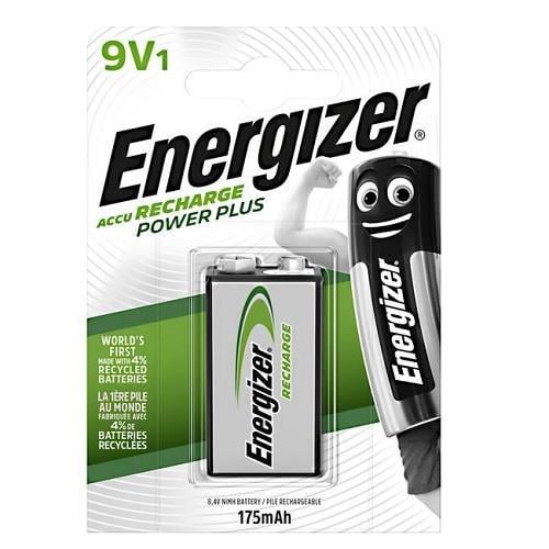 Energizer Power Plus 9V 175mAh Şarj Edilebilir Pil