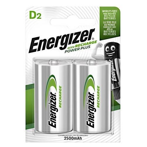 Energizer Power Plus D Büyük Boy 2500mAh 2'li Paket